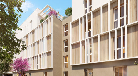 Programme immobilier neuf THE HIVE (VA) - Marseille 13 : 178 logements LMNP du studio au T3 à 15 min de l’École Centrale (13013) - Référence : 15850