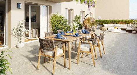 Programme immobilier neuf JARDIN EMY - Marseille 14 : maisons et appartements neufs proche des Hauts de St Marthe (13014) - Référence : 14874