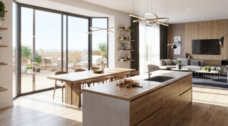 Programme immobilier neuf AURA - Les Fabriques - Marseille 15 : appartements neufs du studio au 5 pièces en secteur Euroméditerranée 2 (13015) - Référence : 18041