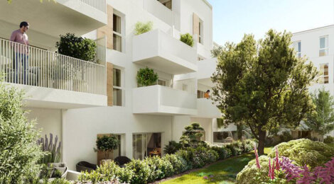 Programme immobilier neuf Héritage - Marseille 6 : Appartements studio–T4 et maisons avec jardins, parking et proximité Cœur Vauban (13006) - Référence : 14529