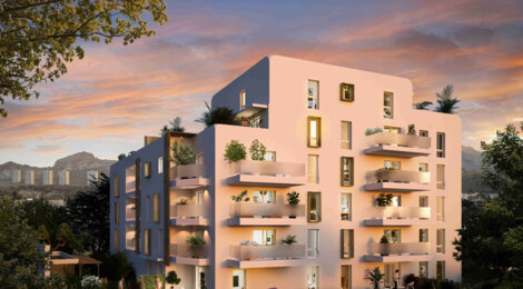 Programme immobilier neuf Casa Boha - Marseille 8 : 26 appartements neufs T2–T4 à 5 min des plages (13008) - Référence : 8887