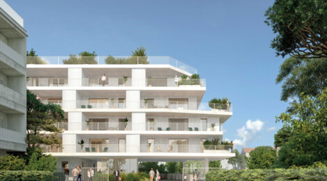 Programme immobilier neuf LA MARSA - Marseille 8 : appartements neufs du 2 au 5 pièces proche plage de David (13008) - Référence : 17063