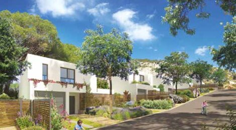 Programme immobilier neuf Le Parc aux Ecureuils - Marseille 9 : villas neuves au cœur de Sormiou, proximité Calanques et piscine privative (13009) - Référence : 8607