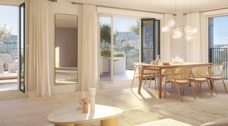 Programme immobilier neuf L'ombrière - Marseille 9ème quartier du Cabot cadre de vie entre ville et nature (13009) - Référence : 14144