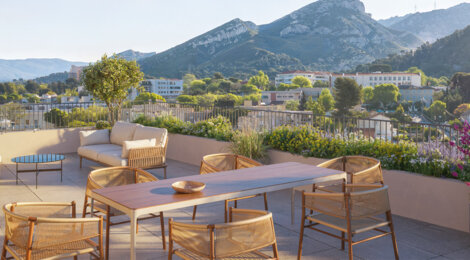 Programme immobilier neuf L'ombrière - Marseille 9ème quartier du Cabot cadre de vie entre ville et nature (13009) - Référence : 14144