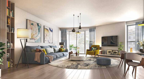 Programme immobilier neuf INITIAL PRADO - Marseille : appartements studios-T4 avec terrasses et jardin près du Prado (13008) - Référence : 14186