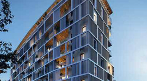 Programme immobilier neuf INITIAL PRADO - Marseille : appartements studios-T4 avec terrasses et jardin près du Prado (13008) - Référence : 14186