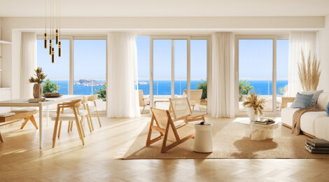 Programme immobilier neuf M99 - Marseille Joliette : appartements neufs T2–T4 avec vue mer et chauffage géothermique (13002) - Référence : 17067