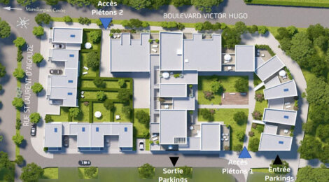 Programme immobilier neuf DOMAINE OPALE - Marsillargues : Appartements T2–T3 avec balcons, terrasses et domotique dans un secteur résidentiel (34590) - Référence : 4773