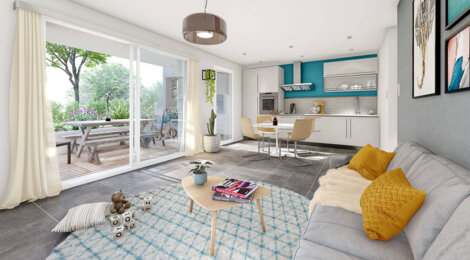 Programme immobilier neuf LES VILLAS JARDINS - Martignas-sur-Jalle : Appartements T2–T4 et maisons avec jardins, terrasses et RT2012 à proximité du centre-ville (33127) - Référence : 14324