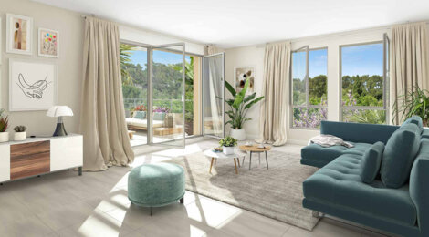 Programme immobilier neuf Le Domaine de Manon - Martigues : appartements neufs en pleine nature avec jardin provençal (13500) - Référence : 14421