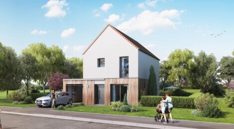 Programme immobilier neuf Le Hameau de la Guérinière - Mauchamps à deux pas du domaine de Chamarande (91730) - Référence : 8579