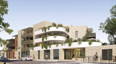 Programme immobilier neuf LE JARDIN DE CASTILLE - Mauguio : 95 appartements séniors du studio au T3 à 8 min du centre-ville (34130) - Référence : 15059