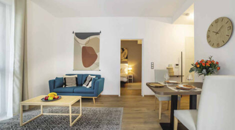 Programme immobilier neuf LE JARDIN DE CASTILLE - Mauguio : 95 appartements séniors du studio au T3 à 8 min du centre-ville (34130) - Référence : 15059