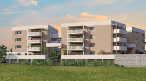 Programme immobilier neuf Oikos - Mauguio en plein  quartier La Font (34130) - Référence : 12956