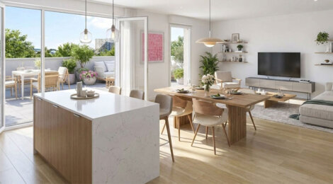 Programme immobilier neuf Les Jardins de l’Ourcq - Meaux appartements lumineux dans le quartier Dunant (77100) - Référence : 17834