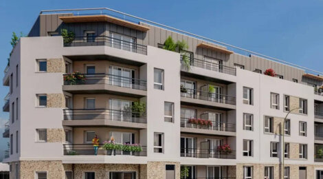 Programme immobilier neuf Les Terrasses de Meldis (77) - Meaux proche gare à 7 min à vélo (77100) - Référence : 16294