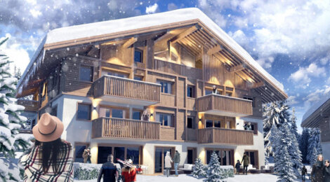 Programme immobilier neuf SILVER LODGES - Megève : Appartements T2–T5 avec terrasses et prestations haut de gamme au cœur des Alpes (74120) - Référence : 4416