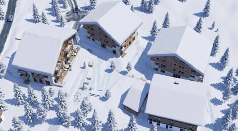 Programme immobilier neuf SILVER LODGES - Megève : Appartements T2–T5 avec terrasses et prestations haut de gamme au cœur des Alpes (74120) - Référence : 4416
