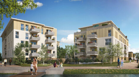 Programme immobilier neuf Be Fine - Melun : Appartements studio–T5 et maisons T4–T5 avec parc paysager, parking et proximité gare de Lyon (77000) - Référence : 6838