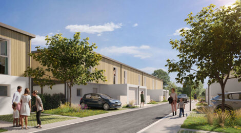 Programme immobilier neuf Be Fine - Melun : Appartements studio–T5 et maisons T4–T5 avec parc paysager, parking et proximité gare de Lyon (77000) - Référence : 6838