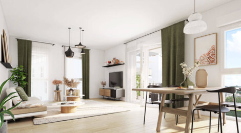 Programme immobilier neuf Be Fine - Melun : Appartements studio–T5 et maisons T4–T5 avec parc paysager, parking et proximité gare de Lyon (77000) - Référence : 6838