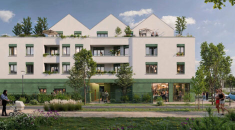 Programme immobilier neuf Chromatic - Melun écoquartier Wood proche  future station TZEN 2 (77000) - Référence : 16317