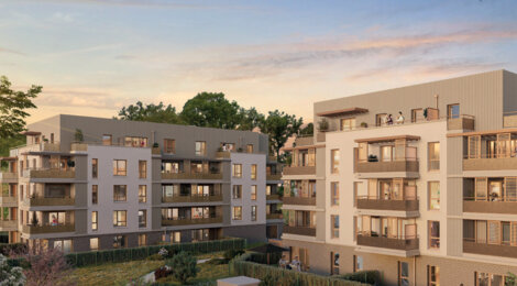 Programme immobilier neuf Les Allées du Bois - TVA 7% - Melun proche Paris avec futur T Zen 2 et cadre nature (77000) - Référence : 17111