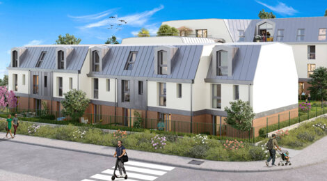 Programme immobilier neuf VILLA DES BLEUETS - Melun résidence calme à 15 min de la gare RER D (77000) - Référence : 12188