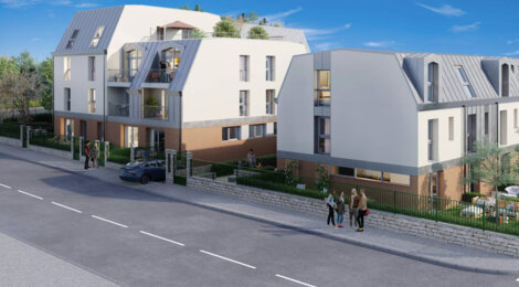 Programme immobilier neuf VILLA DES BLEUETS - Melun résidence calme à 15 min de la gare RER D (77000) - Référence : 12188