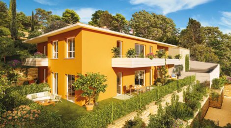 Programme immobilier neuf LES HAUTS JARDINS - Menton : appartements neufs avec vue sur la vallée sur les hauteurs (06500) - Référence : 14364