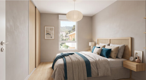 Programme immobilier neuf LES HAUTS JARDINS - Menton : appartements neufs avec vue sur la vallée sur les hauteurs (06500) - Référence : 14364