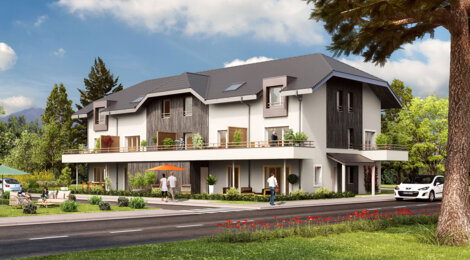 Programme immobilier neuf MERCURY - Mercury : Appartements T2–T4 avec balcons, terrasses et garages près de la Mairie (73200) - Référence : 169