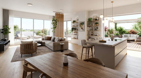Programme immobilier neuf MAGNOLIA - Mérignac : appartements neufs et maisons neuves à 12 min de la gare TER et du Tramway A (33700) - Référence : 15048