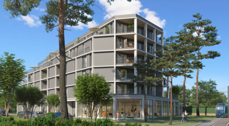 Programme immobilier neuf EUPHORBIA - Mérignac en plein au cœur du Parc Mirepin (33700) - Référence : 15049