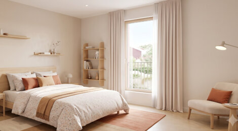 Programme immobilier neuf Bloom Parc - MÉRIGNAC (33) - Maisons - Mérignac : Maisons duplex T3–T5 avec jardins, verger commun et proximité commerces dans le quartier Capeyron (33700) - Référence : 14470