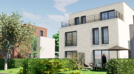Programme immobilier neuf LES HARMONIES DE MAURIAN - Mérignac : maisons et appartements neufs T5–T6 à 10 min du parc de Bourran (33700) - Référence : 15047