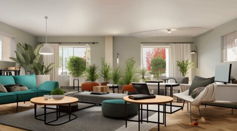 Programme immobilier neuf LES HARMONIES DE MAURIAN - Mérignac : maisons et appartements neufs T5–T6 à 10 min du parc de Bourran (33700) - Référence : 15047