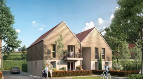 Programme immobilier neuf LES OPALINES - Méru : Appartements T2–T3 avec balcons, jardins et stationnements à 5 min du centre-ville (60110) - Référence : 12914