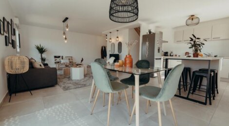 Programme immobilier neuf Les carrés du Chateau - Merville : Duplex-Jardin T4–T5 avec terrasses, jardins privatifs et proximité centre-ville (31330) - Référence : 7258