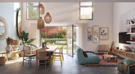 Programme immobilier neuf HESTA - Messanges : maisons et appartements neufs du 2 au 5 pièces à 300 m de la Salle des Sports (40660) - Référence : 15461