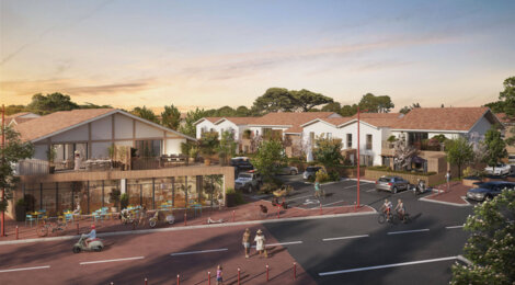 Programme immobilier neuf HESTA - Messanges : maisons et appartements neufs du 2 au 5 pièces à 300 m de la Salle des Sports (40660) - Référence : 15461