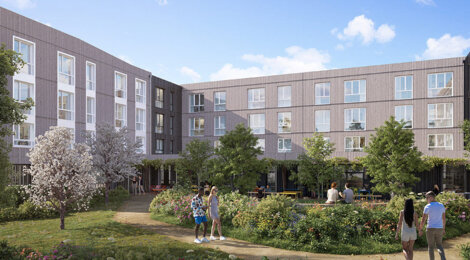 Programme immobilier neuf MY CAMPUS METZ TECHNOPÔLE - Metz, investissement étudiant proche des grandes écoles (57000) - Référence : 18070
