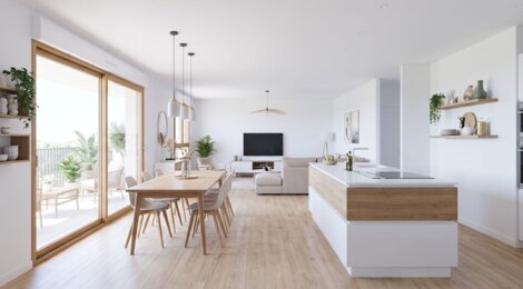 Programme immobilier neuf MILLESIME - - Metz résidence verdoyante proche Seille et parc du Pas du Loup (57000) - Référence : 18074