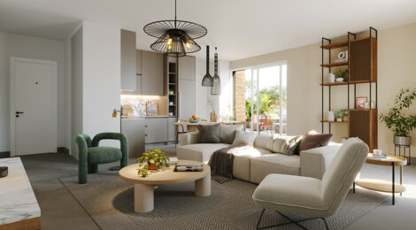 Programme immobilier neuf Domaine des Setiers - Meylan aux portes de Grenoble près du parc Bruchet (38240) - Référence : 15375