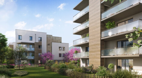 Programme immobilier neuf Domaine des Setiers - Meylan aux portes de Grenoble près du parc Bruchet (38240) - Référence : 15375