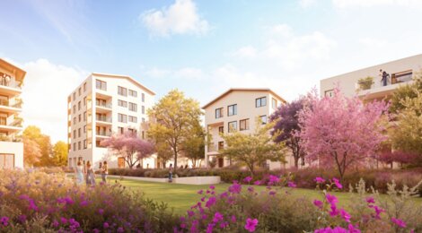 Programme immobilier neuf LES TOITS MAJOLANS - Meyzieu au coeur du quartier des Plantées proche commodités (69330) - Référence : 16063