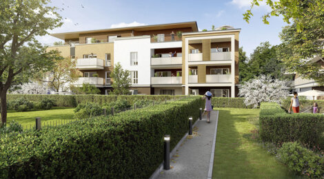 Programme immobilier neuf TERRASSES ET JARDINS - Meyzieu résidence verdoyante connectée à Lyon (69330) - Référence : 17544