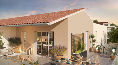 Programme immobilier neuf L'ECRIN DE THAU - Mèze : 46 logements neufs du studio au T4 à 4 min de la Plagette (34140) - Référence : 15104