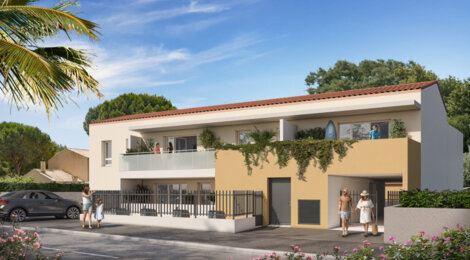 Programme immobilier neuf L'ECRIN DE THAU - Mèze : 46 logements neufs du studio au T4 à 4 min de la Plagette (34140) - Référence : 15104